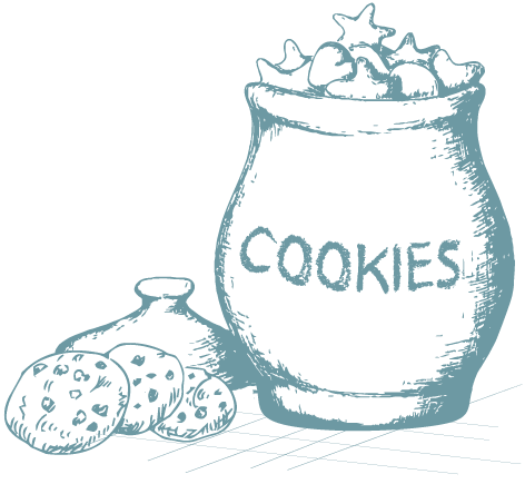 Icon: drawing of cookie jar