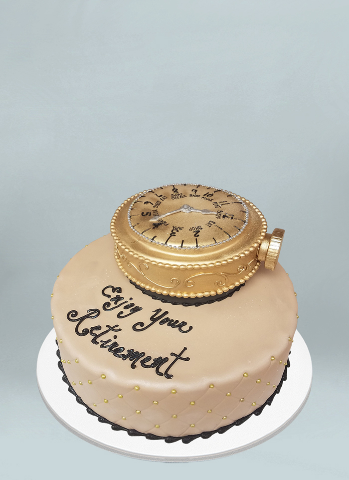 Photo: retirement watch cake